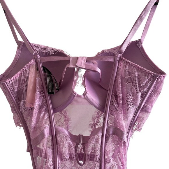 NWT Victoria's Secret Very Sexy Bombshell Lace Teddy Push Up Size Medium - Picture 6 of 15
